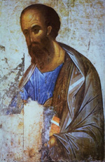 Andrej Rublev: Apoštol Pavel, 1407